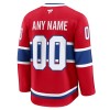 Miesten NHL Montreal Canadiens Pelipaita Custom Fanatics Premium Koti 2024-25 Punainen